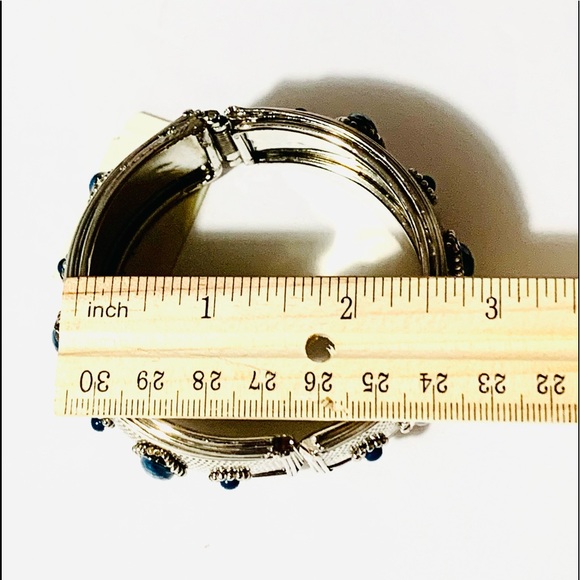 Boho Hinged Bangle Bracelet - Picture 2 of 6